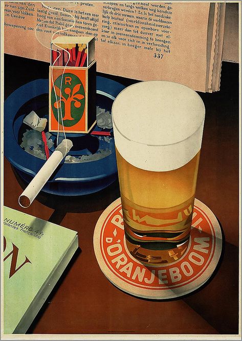 Vintage Dutch posters (hopefully it has changed now, but certainly these were in front of most people we met in Holland back in the 1990's when I first went) Beer Advertising, Beer Ad, Beer Art, Beer Poster, Poster Ads, Images Vintage, Vintage Beer, Vintage Poster Art, Advertising Poster