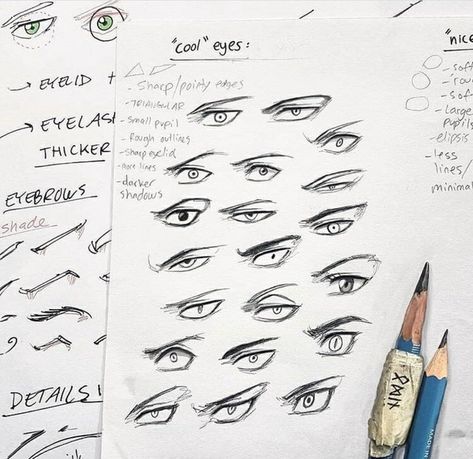 Light Bulb Drawing, Male Body Drawing, Sharp Eyes, Eyes Ideas, Realistic Eye Drawing, Windows To The Soul, Eye Expressions, Manga Tutorial, Draw Eyes