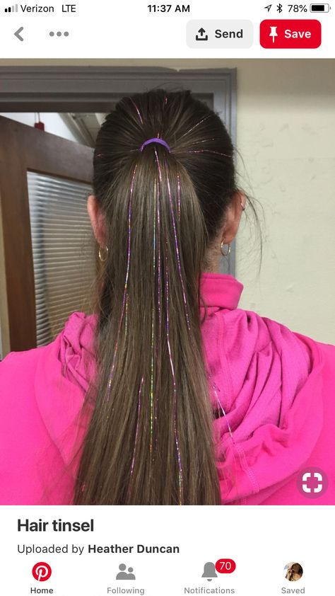 Fairy Extensions, Peinados Cute, Tinsel Ideas, Diy Hair Tinsel, Hair Designs For Girls, Tinsel Hair, Fashion Quiz, Fairy Girls, Hair Tinsel