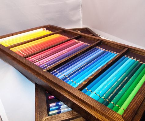 Colored pencil storage