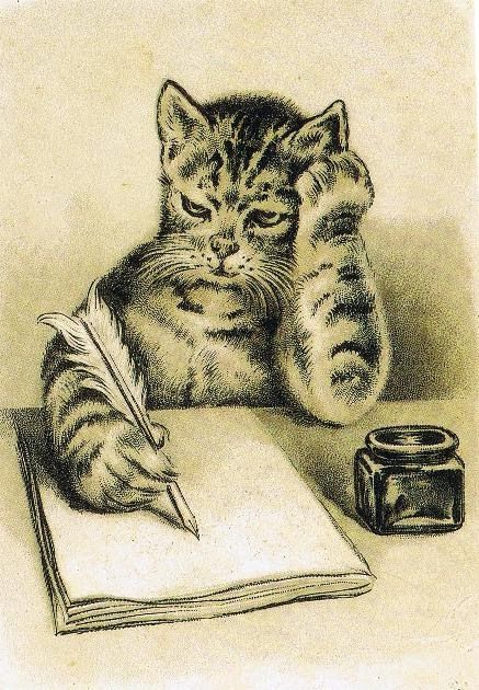 Louis Wain Cats, Tom Cat, Image Chat, Cat Books, Cats Illustration, Vintage Cat, Cats Meow, Cat Illustration, Pen And Paper