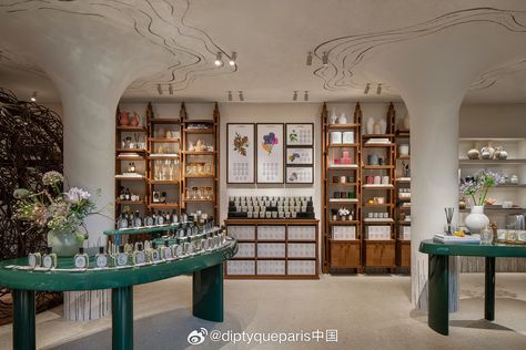 Diptyque Shanghai Xintiandi Flagship Store Opening, Shikumen District China. Korean Store Aesthetic, Diptyque Store, Makeup Store Design, Bulk Store, Korean Store, Ceramic Store, Store Design Boutique, Makeup Store, Souvenir Shop