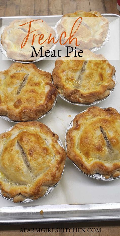 Tortiere Recipe, French Canadian Meat Pie Recipe, Canadian Meat Pie Recipe, Canadian Meat Pie, French Meat Pie, French Meat, Meat Pie Recipe, Meat Pies, French Canadian