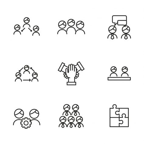 Communicate Illustration, Project Management Infographic, Progress Illustration, Group Icon, Team Icon, Line Png, Support Icon, Work Icon, Human Vector