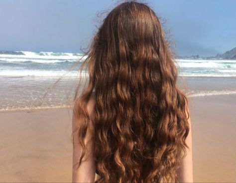 @pudderfly Brown Wavy Hair, Ocean Girl, Dream Hair, Beach Hair, Thank U, Pretty Hairstyles, Wavy Hair, Hair Looks, Cute Hairstyles