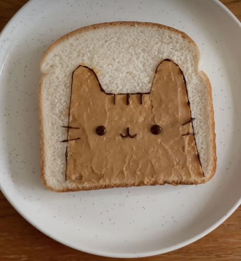 Cute Breakfast Ideas Aesthetic, Food Art Aesthetic, Kawaii Toast, Cute Breakfast Ideas, Cute Toast, Stomachache, Food Art For Kids, Kawaii Cooking, Cute Baking