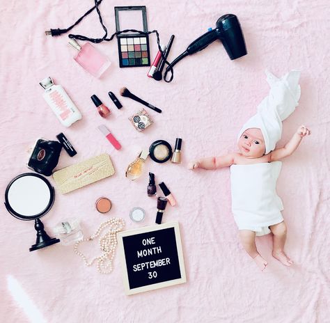 Shout out to all the makeup I haven’t bought yet, I’m coming for yah!  But since its snowing , I’d say ��“smile is the best makeup! “  😬 #babyphotoshoot #onemonth Baby Makeup Photo Shoot, Its Snowing, Baby Photography Poses, 2 Month Baby, Makeup Themes, Baby Makeup, Milestone Photography, Sketches Doodles, Baby Photo Editing