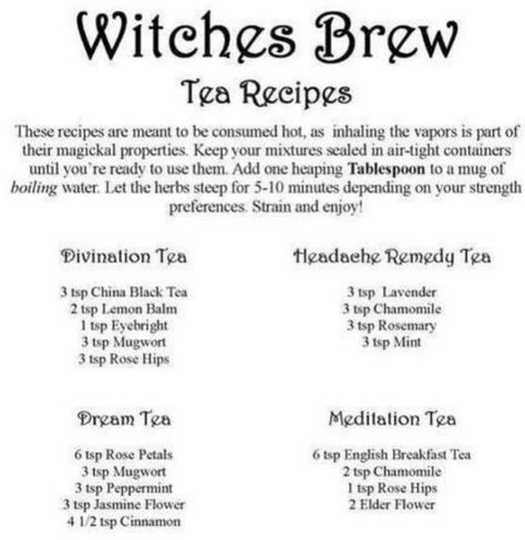 Tea Witchcraft, Witchy Business, Dream Tea, Healing Tea, Herbal Tea Blends, Witches Brew, Diy Health, Lemon Balm, Brewing Tea