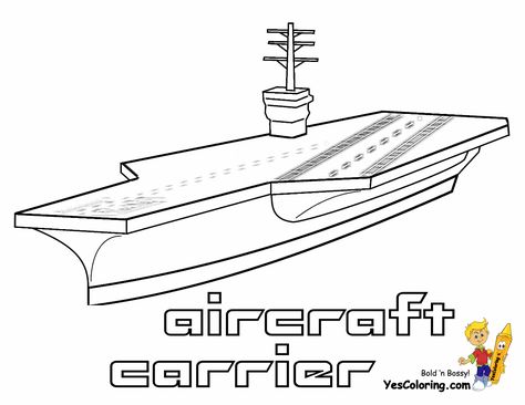 Aircraft Carrier Drawing, Earth Coloring Pages, Hulk Coloring Pages, Drawing Books For Kids, Earth Day Coloring Pages, Airplane Coloring Pages, Carrier Pattern, Monster Truck Coloring Pages, Sports Coloring Pages