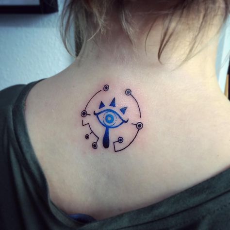 Botw Tattoo, Mirror Tattoos, Video Game Tattoos, Tattoo Tiny, Zelda Tattoo, Gamer Tattoos, Wild Tattoo, Geek Tattoo, Small Girl Tattoos