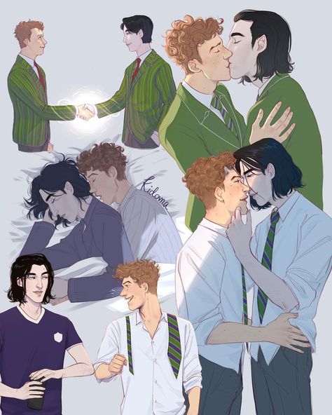 Snowbaz Fan Art, Baz X Simon Fan Art, Simon Baz, Any Way The Wind Blows, Inspiring Drawings, Carry On Book, Simon Snow, Bad Buddy, Queer Books