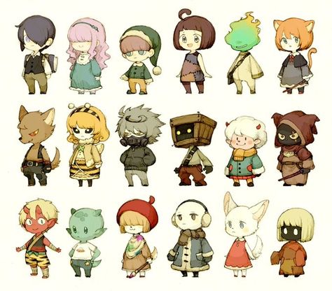 8bit Art, 캐릭터 드로잉, Concept Art Character, Chibi Characters, Game Concept Art, Chibi Drawings, Game Character Design, Character Design Animation, Cute Anime