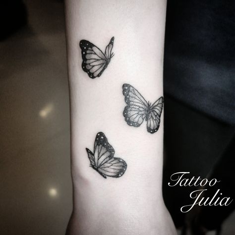 Grey Butterfly Tattoo, Black And Grey Butterfly Tattoo, Black And Grey Butterfly, Butterfly Tattoo Black, Fineline Butterfly, Fineline Butterfly Tattoo, Tattoo Black And Grey, Grey Butterfly, Tattoo Black