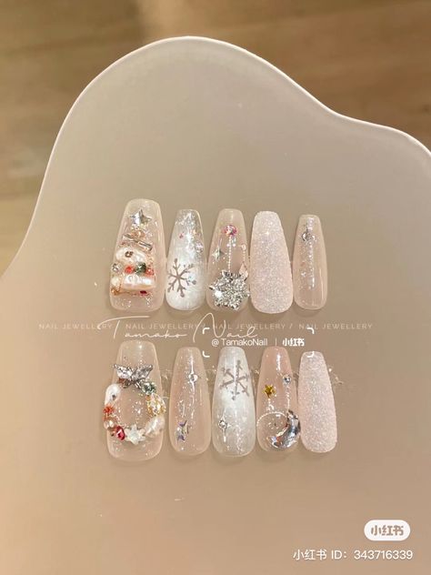 Xiaohongshu Nails, Nails Chinese, Nails Douyin, Chinese Nails, Douyin Nails, Nails Japanese, Sailor Moon Nails, Nail Noel, Nails Korean