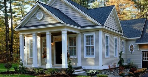 Exterior_color Fiberglass Columns, Exterior House Paint, Architectural Columns, Square Columns, Paint Your House, Blue Roof, Porch Columns, Exterior House Color, Exterior Paint Colors For House