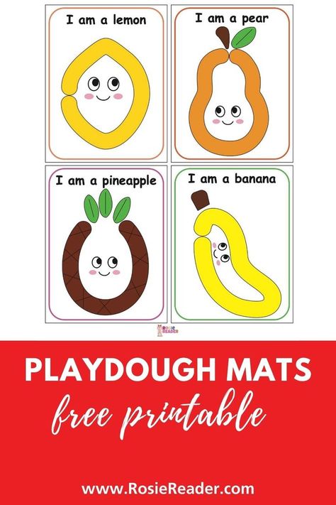 Preschool Playdough Mats, Playdough Games, Easy Homemade Playdough, Gluten Free Playdough, Play Doh Mats, Easy Homemade Playdough Recipe, Play Doh For Kids, Play Doh Activities, Clay Activity