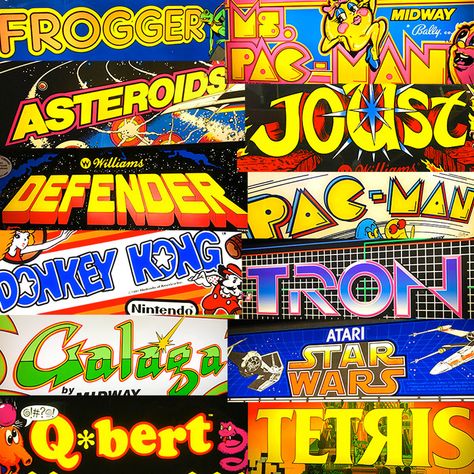 80s the Golden Age of Arcade Games - Video Amusement Arcade Game Rental San Francisco Bay Area, California 80s Games, Old Video Games, 90s Video Games, 80 Games, 80s Video Games, Video Games List, Retro Arcade Games, Arcade Video Games, Retro Gaming Art