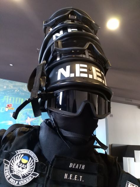 #NEET #neet army# NEET boy and girls Neet Soldiers, Neet Swat, Military Aesthetic, Military Memes, Masked Men, Funny Animals With Captions, Hot Army Men, Military Action Figures, Army Men