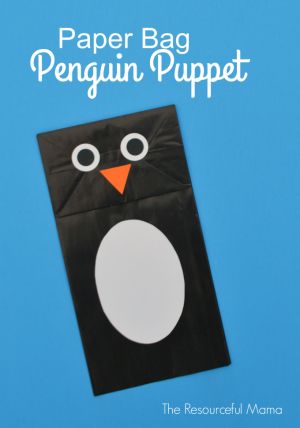 This paper bag penguin puppet is a fun and easy penguin craft project for kids. Penguin Puppet, Penguin Crafts Preschool, Penguin Activities, Storytime Crafts, Penguin Crafts, January Crafts, Penguin Craft, Paper Bag Crafts, Paper Bag Puppets