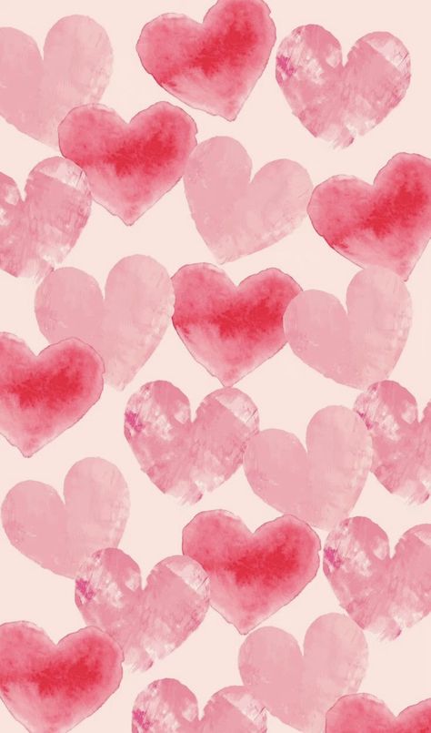 Heart Design Wallpaper Aesthetic, Pastel Pink Heart Wallpaper, Candy Hearts Aesthetic, Hearts Aesthetic Wallpaper, Pink Hearts Aesthetic Wallpaper, Heart Background Aesthetic, Valentine Wallpaper Aesthetic, Valentine's Day Wallpaper, Cute Screen Savers