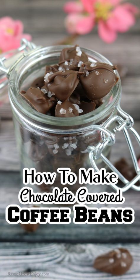 Looking for a sweet treat that is also a pick me up? These chocolate covered coffee beans are hands down one of my favorites! Easy to make! Desserts Dipped In Chocolate, Chocolate Covered Coffee Beans Diy, How To Make Chocolate Covered Coffee Beans, Diy Chocolate Treats, Chocolate Covered Treats Ideas, Chocolate Covered Coffee Beans Recipe, Dance Snacks, Candy Business, Chocolate Coffee Beans