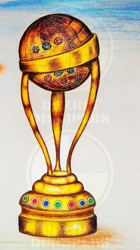 #Cricket_World_Cup_trophy #TROPHY_DESIGN #MODIFIED_TROPHY Detail_drawing colour_shading #Gold_effect #diamond_effect #sketching #Creative_ability_test #NIFT #NID #B-ARCH #FASHION_DESIGN #iccmenscricketworldcup #worldcup #worldcupdesign #cricketworldcuptrophy #worldcup2023 #india #cricket #cricketmatch Trophy Design Drawing, Trophy Sketch, World Cup Drawing, Trophy Drawing, World Cup Draw, Colour Shading, Drawing Themes, Crown Drawing, Detail Drawing