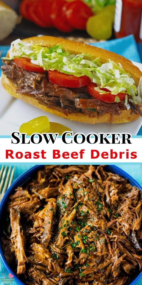 Chris Jenner, Slow Cooker Shredded Beef, Shredded Beef Recipes, Best Roast Beef, Slow Cooker Roast Beef, Grandma's Recipes, New Orleans Style, Slow Cooker Recipes Beef, Slow Cooker Roast