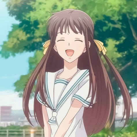 Toru Honda, Fruits Basket Quotes, 3d Kanojo, Solo Pfps, Tohru Honda, Fruits Basket Anime, Alien Stage, Anime Cover Photo, Pfp Icons