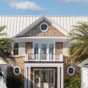 Shaker House Exterior, Cottage Home Exterior, Shaker House, Cottage House Exterior, Shake Siding, Home Exteriors, Balcony Design Ideas, Door Design Photos, Juliet Balcony