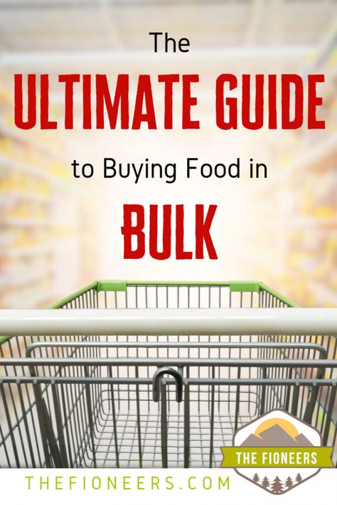 Do you want to save money on food? The Ultimate Guide to Buying Food in Bulk will teach you where to shop and 6 tips to start buying food in bulk. Bulk Buying Food, Grocery Shopping List Template, Healthy Food Chart, Save Money On Food, Buying Food, Shopping List Template, Bulk Shopping, Shopping List Grocery, Money Saving Meals