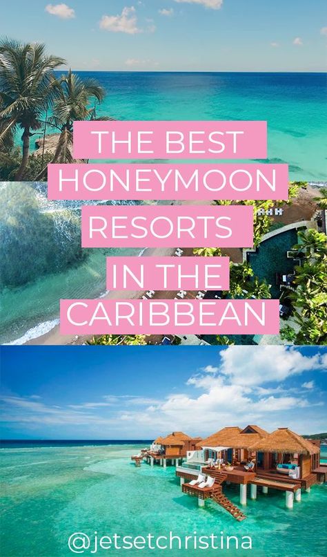 The best all-inclusive resorts in the Caribbean for a honeymoon Carribean Honeymoon, Honeymoon Destinations All Inclusive, Belize Honeymoon, Jamaica Honeymoon, Best Honeymoon Resorts, Caribbean All Inclusive, Caribbean Honeymoon, Top Honeymoon Destinations, All Inclusive Honeymoon