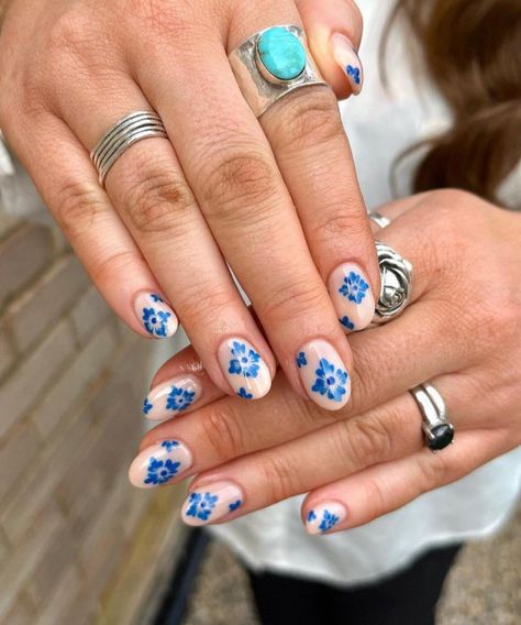 22. Spanish Tile Nails Although we’re dealing with ongoing heat and soaring temperatures, when it comes to fashion you may take advantage of the... Tile Nails Art, Italian Tile Nails, Spanish Nail Art, Portuguese Tile Nails, Summer Nails Italy, Spanish Nails Designs, Tile Nail Art, Spanish Tile Nails, Spanish Nails