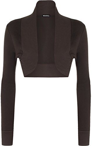 WearAll Womens Shrug Long Sleeved Bolero Top - Brown - 4-... https://www.amazon.ca/dp/B005IWEDV2/ref=cm_sw_r_pi_dp_U_x_YkraCbFNGXH9Z Smurf Costume, Sweater Women Outfit, Womens Sweater Coats, Long Sleeve Shrug, Bolero Top, Sleeve Shrug, Cheap Clothes Online, Shrug Cardigan, Fall Winter Wardrobe