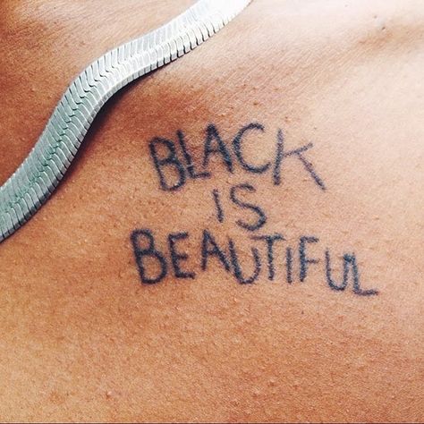 Tattoo About Strength, Dark Skin Tattoo, Girl Power Tattoo, Power Tattoo, Skin Tattoo, Black Girls With Tattoos, Girls With Tattoos, Tattoo S, Tattoos And Body Art