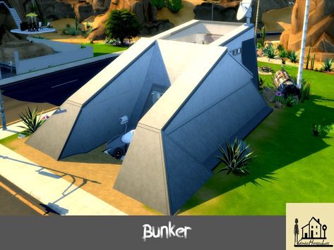 Sims 4 Bunker Cc, Sims 4 Bunker, Underground Store, Sims 3 Mods, Fallout Shelter, Underground Bunker, Jungle Adventure, Rich Family, Be Rich