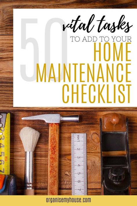 Yearly House Maintenance Checklist, Home Maintenance Planner, Monthly House Maintenance Checklist, January Home Maintenance Checklist, August Home Maintenance Checklist, May Home Maintenance Checklist, Household Organization Binder, Homeowner Checklist, House Management