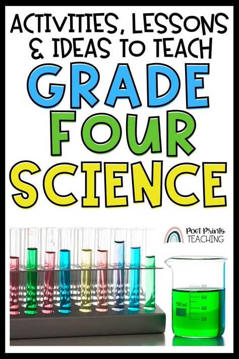 Dive into all things grade four science: experiments, activities, inquiry ideas and more! These STEM challenges and science lessons are just perfect for fourth grade. Fun Science Lessons For 3rd Grade, Science Inquiry Lessons Elementary, Fourth Grade Science Lessons, Grade 4 Science Projects, 4th Grade Learning Activities, Fourth Grade Science Projects, 4th Grade Science Lessons, 4th Grade Science Experiments, 4th Grade Science Projects