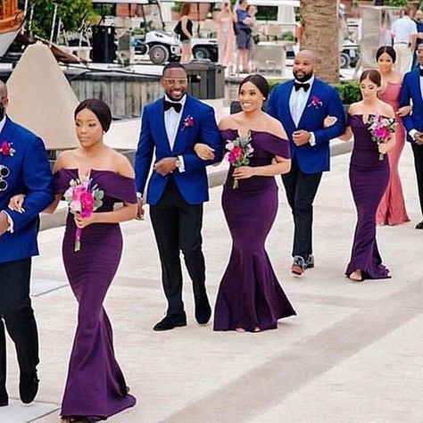 Suit Reference, Tuxedo Groom, Cheap Long Bridesmaid Dresses, Blue Purple Wedding, Cheap Bridesmaid Dresses Online, Purple Bridesmaid Dress, Blue Suit Men, Purple Wedding Dress, Purple Wedding Theme