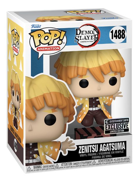 Demon Slayer Zenitsu, Игрушки Funko Pop, Figures Anime, Vinyl Display, Funko Pop Collection, Arte Van Gogh, Pop Collection, Mini Figurine, Pop Figures