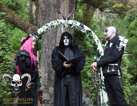 Satanic Wedding Ceremony, Satanic Wedding, Satanic Bible, The Satanic Bible, Wedding Celebrant, Goat Skull, Wellington New Zealand, Country Weddings, Halloween 2018