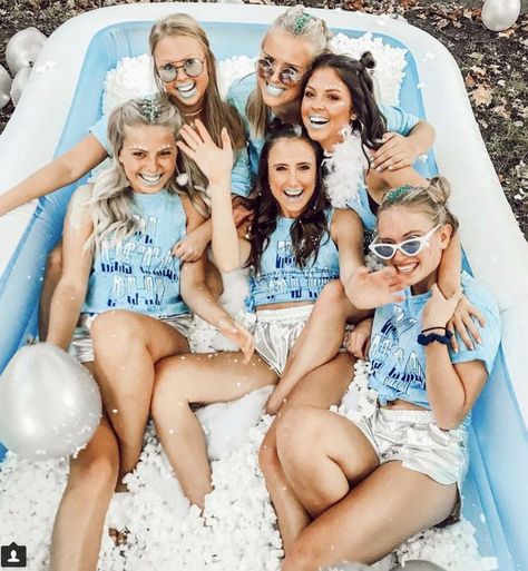 Ice Ice Bid Day Bid Day Ideas, Sorority Themes, Recruitment Themes, Tri Delt, College Sorority, Sorority Bid Day, Bid Day Themes, Sorority Big Little, Tri Delta