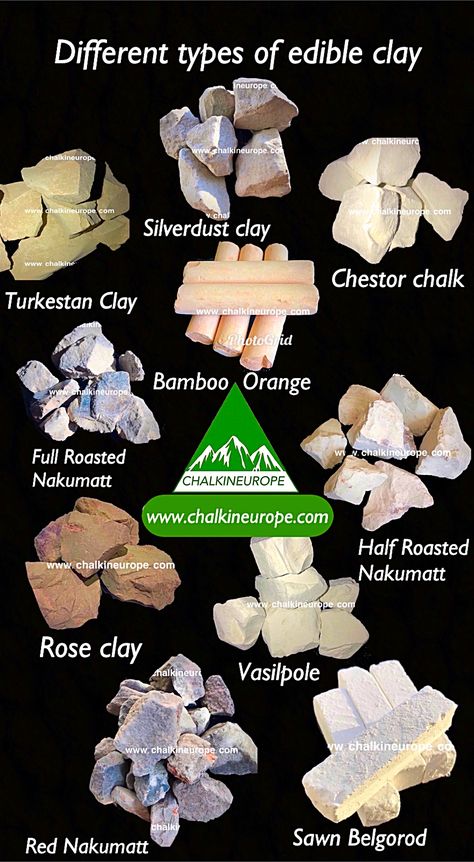 Browse the different types of edible clay and chalk at Chalkineurope clay and chalk store. Edible Clay Recipe, Kaolin Clay Recipes, Chocolate Clay Recipe, Silky Gem Edible Crystals, Edible Cookie Dough Chickpeas, Edible Chalk, Edible Clay, Earth Clay, Breakfast Recipes Indian