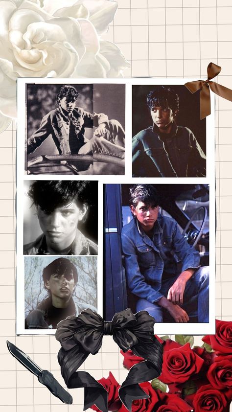 johnny cade wallpaper :)/ps: its my first one Johnny Cade Wallpaper, Johnny Cade, Ralph Macchio, Man Alive, The Outsiders, Wallpapers, Pins