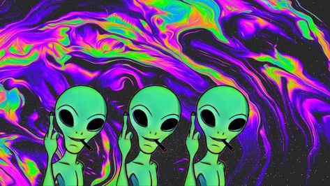 Art Trippy, Desktop Wallpaper Art, Witchy Wallpaper, Trippy Wallpaper, Wallpaper Art, Aliens, Desktop Wallpaper, Laptop, Pins