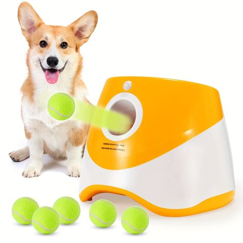 Tennis Ball Launcher, Tennis Ball Machine, Dog Ball Launcher, Pet Ball, Ball Launcher, Innovative Gadget, Outdoor Training, Dog Ball, Medium Sized Dogs