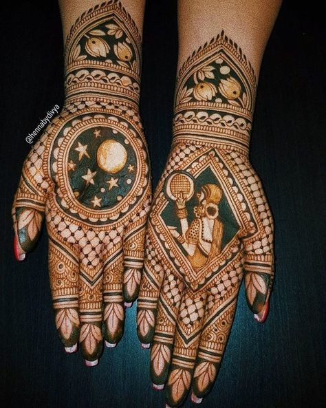 Karva Chauth Mehndi, Karva Chauth Mehndi Designs, Peacock Mehndi Designs, Karva Chauth, Mehndi Designs Bridal Hands, Mehndi Design Pictures, Engagement Mehndi Designs, Full Mehndi Designs, Stylish Mehndi Designs