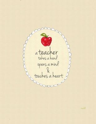 Beyond LiteracyLink: On Teachers Frameable Quotes, Apples Decorations, Teacher Qoutes, Teacher Appreciation Art, Cup Of Kindness, Teacher Encouragement Quotes, Trainer Quotes, Three Loves, Teacher Encouragement