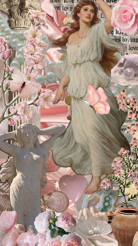 #goddess #venus #aphrodite #rose #pink #nature #wallpaper #art #vintage #vibes #color #flowers #love #aesthetic Rococo Aesthetic, Royalty Core, Bee Crafts For Kids, Aphrodite Goddess, Saint Joan Of Arc, French Royalty, French Rococo, Bee Crafts, Goddess Of Love