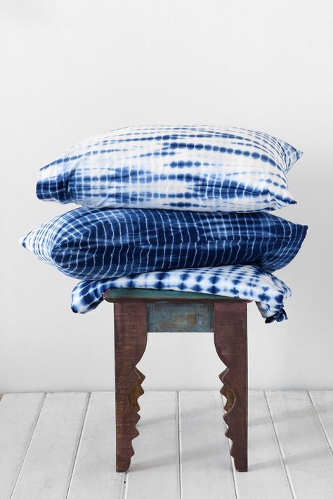 Shibori Meets Souk: Check Out Urban Outfitters' New Noodle Collaboration #refinery29  http://www.refinery29.com/2014/01/60966/urban-outfitters-noodle#slide-11  ... Shibori Bedding, Tie Dye Bedding, Shibori Fabric, Indigo Tie Dye, Soft Pattern, Shibori Tie Dye, Indigo Shibori, Indigo Dye, Nagoya