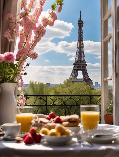 Paris Morning View, Klaroline Aesthetic, Four Seasons Paris, Paris Scenery, Good Morning Paris, Paris Morning, Parisian Decor, Aerial Photography Drone, Paris Aesthetic